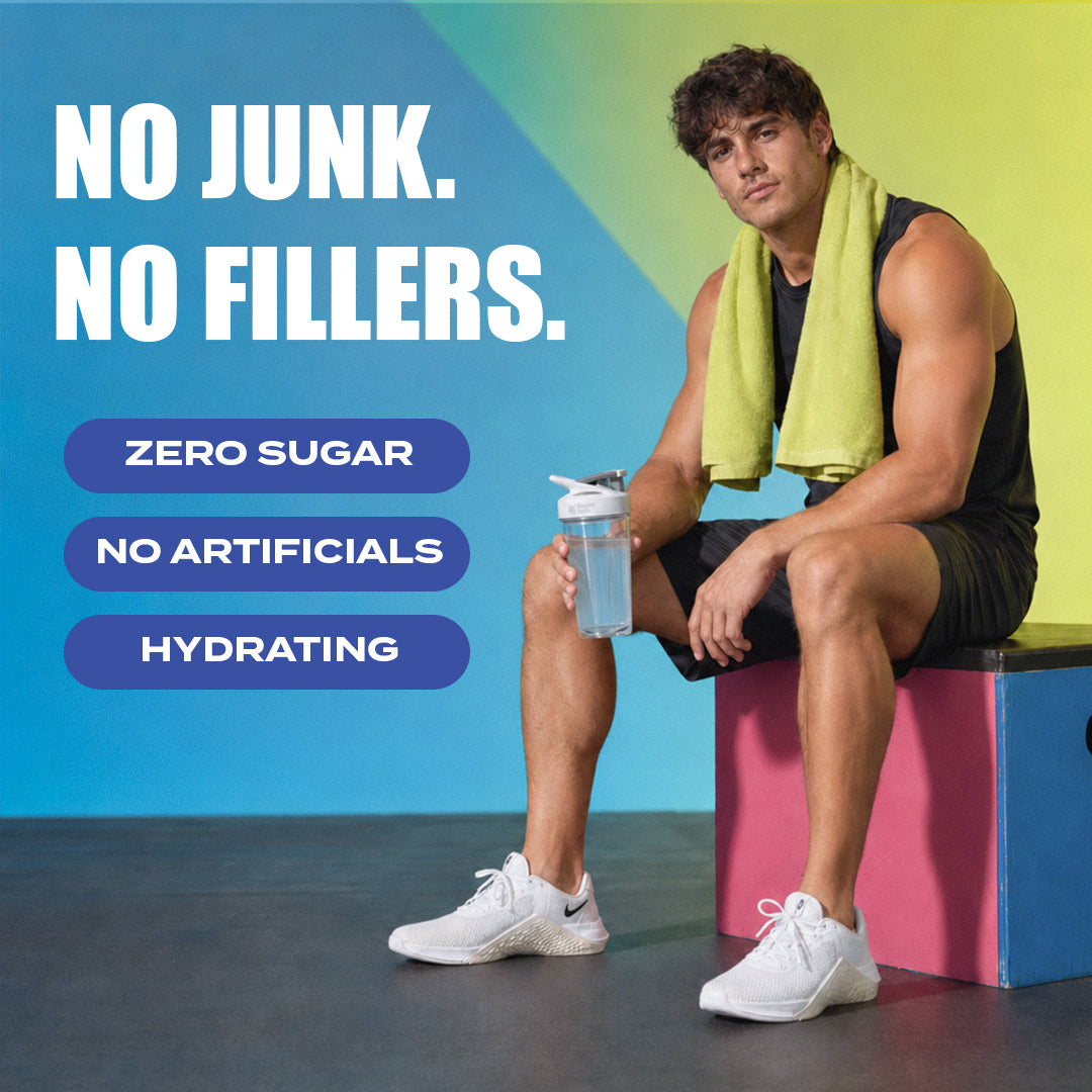 Blue Razz Clear Whey Protein Isolate Water - 20g Protein - FLYTE