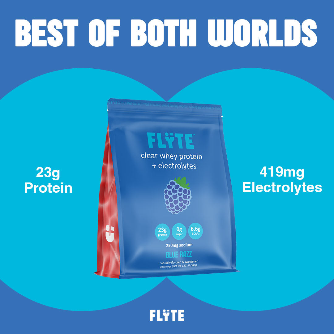 Blue Razz FLYTE Clear Protein + Electrolytes
