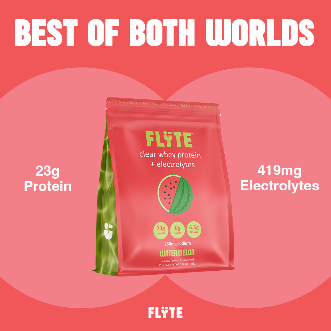 Watermelon FLYTE Clear Protein + Electrolytes